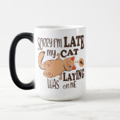 Es tut mir leid, dass ich zu spät dran bin verwandlungstasse (Links)