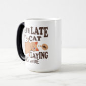 Es tut mir leid, dass ich zu spät dran bin verwandlungstasse (Vorderseite Links)