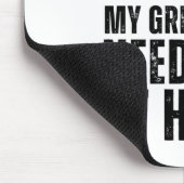 Es tut mir leid, dass mein Windhund mich bei der Z Mousepad (Ecke)