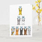 Es tut mir leid, dass Niedliche Cartoon Karte (Gelbe Blume)