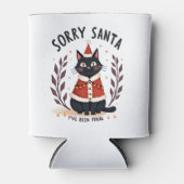 Es tut mir leid, dass Santa I Feral Black Cat Chri Dosenkühler (Vorderseite)