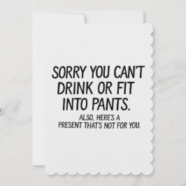 Es tut mir leid, dass Sie keine Schwangerschaft tr Einladung