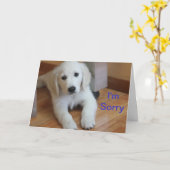 Es tut mir leid Entschuldigungskarte Karte (Gelbe Blume)