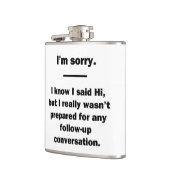 Es tut mir leid. flachmann (Links)