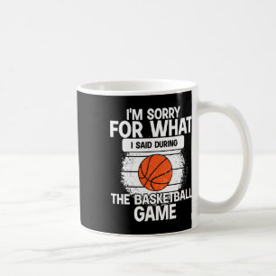 Es tut mir leid für das, was ich während der Baske Kaffeetasse