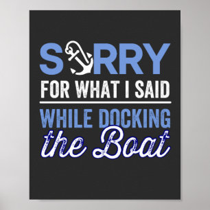 Es tut mir leid für das, was ich während ich dockt poster