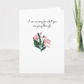 Es tut mir leid für das, was Sie durchmachen Karte (Vorderseite)