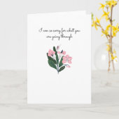 Es tut mir leid für das, was Sie durchmachen Karte (Gelbe Blume)