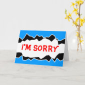 Es tut mir leid Grußkarte Karte (Gelbe Blume)