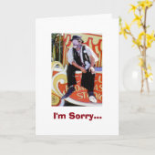 Es tut mir leid - ich fühle mich so dumm! Grußkart Karte (Gelbe Blume)