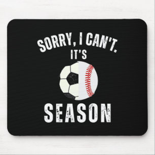 Es tut mir leid, ich kann es nicht für Fußball- un Mousepad