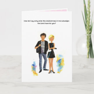 Es tut mir leid karte