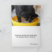 Es tut mir leid karte (Innenseite)