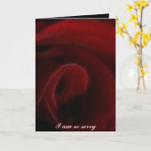 Es tut mir leid karte (Gelbe Blume)