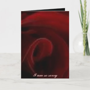 Es tut mir leid karte