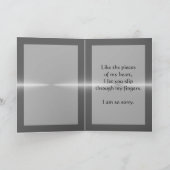 Es tut mir leid karte (Innenseite)