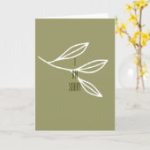 Es tut mir leid karte (Gelbe Blume)