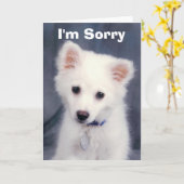 Es tut mir leid karte (Gelbe Blume)