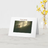 Es tut mir leid karte (Gelbe Blume)