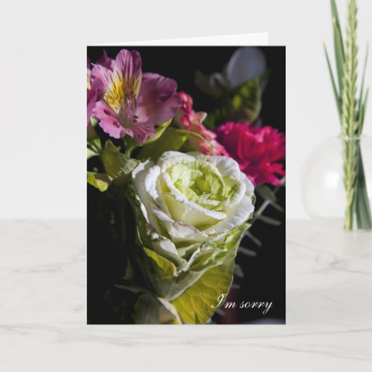 Es tut mir leid karte (Vorderseite)