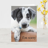 Es tut mir leid karte (Gelbe Blume)