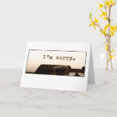 Es tut mir leid karte (Gelbe Blume)