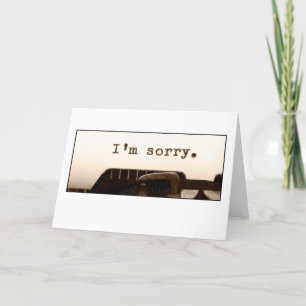 Es tut mir leid karte