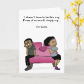 Es tut mir leid karte (Gelbe Blume)