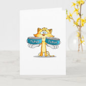 Es tut mir leid - Katze Karte (Gelbe Blume)