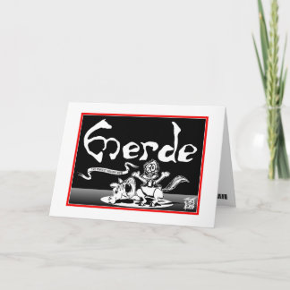 ES TUT MIR LEID: "MERDE " KARTE