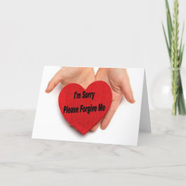Es tut mir leid, mir bitte Valentine Hands zu verz Feiertagskarte