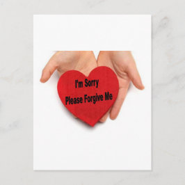 Es tut mir leid, mir bitte Valentine Hands zu verz Feiertagspostkarte