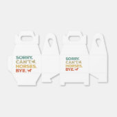 Es tut mir leid, Pferde können sich nicht verabsch Geschenkschachtel (Ungefaltet)