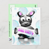 Es tut mir leid postkarte (Vorne/Hinten)