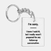 Es tut mir leid. schlüsselanhänger (Vorderseite links)