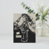 Es tut mir leid sinibunny postkarte (Stehend Vorderseite)