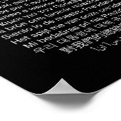 Es tut mir leid über unseren Präsidenten Funny Ant Poster (Ecke)