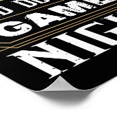 Es tut mir leid, was ich während der Spielabend ge Poster (Ecke)