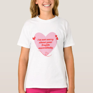Es tut mir nicht leid wegen Ihrer zerbrechlichen M T-Shirt