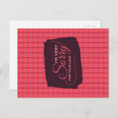 Es tut mir sehr leid, dass du vertikal geklatscht  postkarte (Vorne/Hinten)