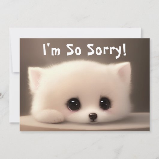 Es tut mir so leid, dass die Niedliche Foxy Face-C Ankündigung (Vorderseite)