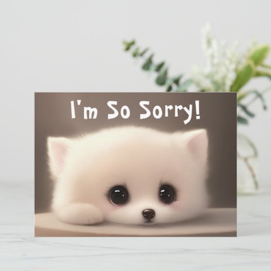 Es tut mir so leid, dass die Niedliche Foxy Face-C Ankündigung (Stehend Vorderseite)