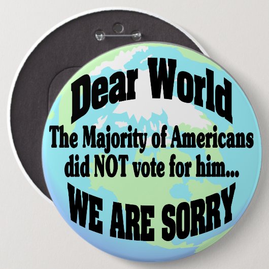 es tut uns leid button (Vorne & Hinten)