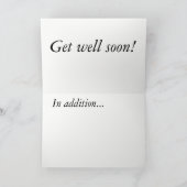 ES TUT UNS LEID sind SIE, Karte KRANK (Innenseite)