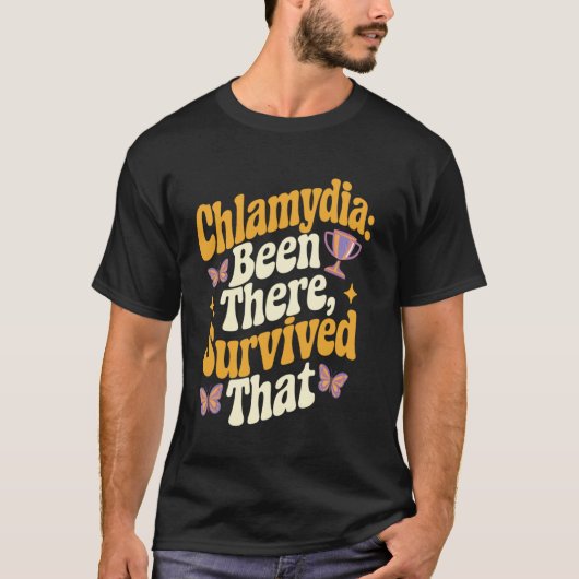 Es überlebte, dass - Chlamydien-Überlebende Chlamy T-Shirt (Vorderseite)