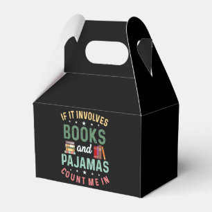 ES UMFASST BÜCHER & PAJAMAS MICH IM Funny Read Geschenkschachtel