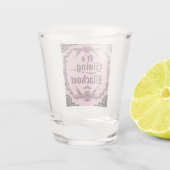Es verschenkt… Blackout | Gothic Pink Shotglas Schnapsglas (Rückseite)