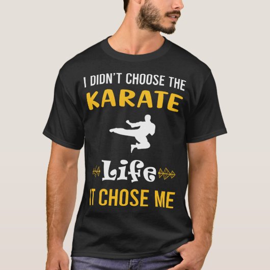 Es wählte mich Karate T-Shirt (Vorderseite)