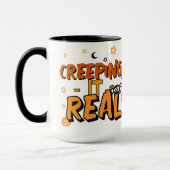 Es wahnsinnig lustige Halloween Stars präsent Tasse (Links)