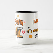 Es wahnsinnig lustige Halloween Stars präsent Tasse (Zentrum)